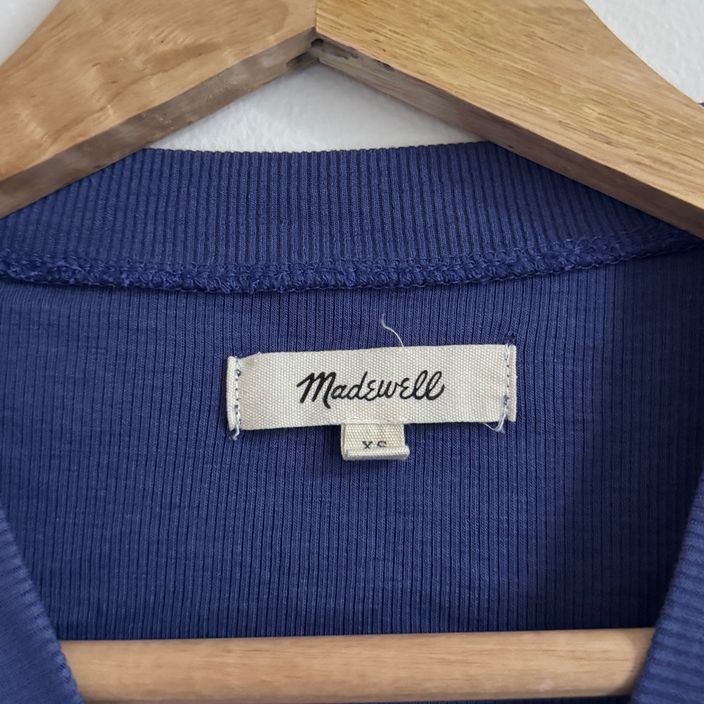Madewell Supima Rib Crop Tee Size XS - Picture 2 of 5